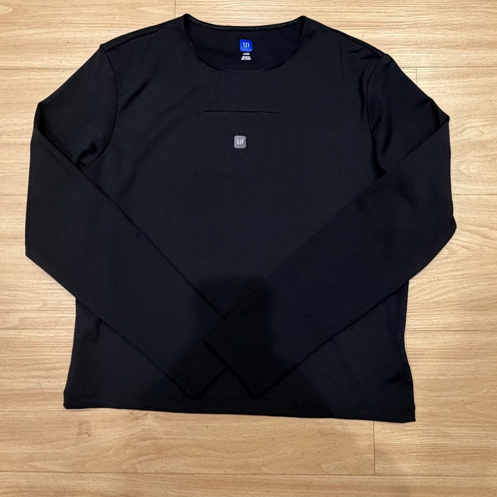 Black Long Sleeve Shirt - YZY x Gap Second Skin